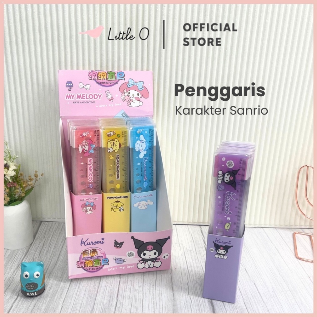 

Diskon 1 Kedua Penggaris Sanrio Circle 18cm Ruler Sanrio Penggaris Plastik Mistar