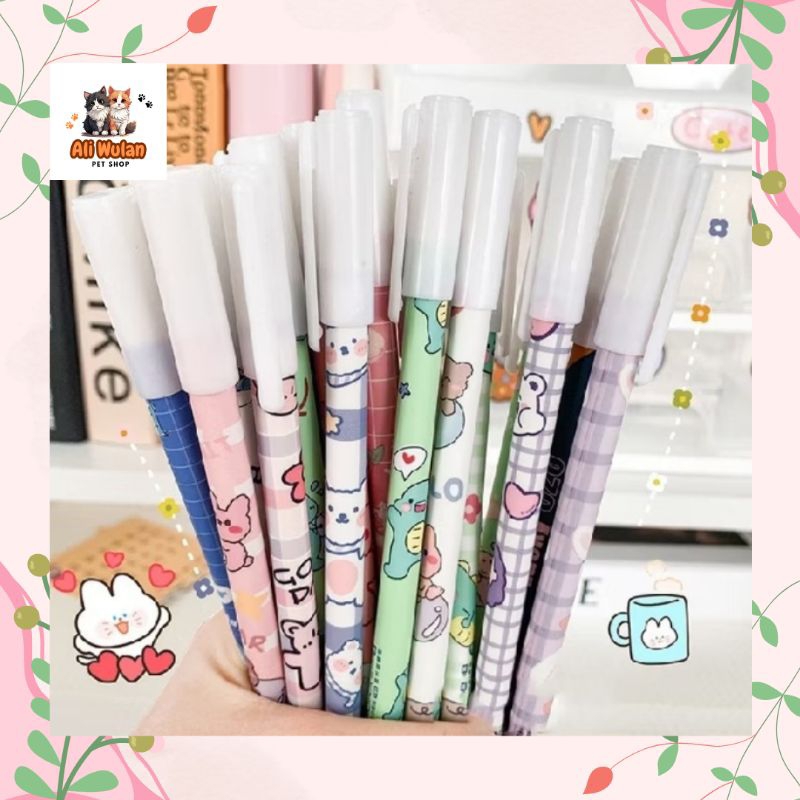 

Pulpen Hapus 12pcs / Eraser Pen 12pcs / Pulpen Penghapus 12pcs / Pulpen Lucu / Pulpen Gel Lucu / Pulpen Lucu 12pcs