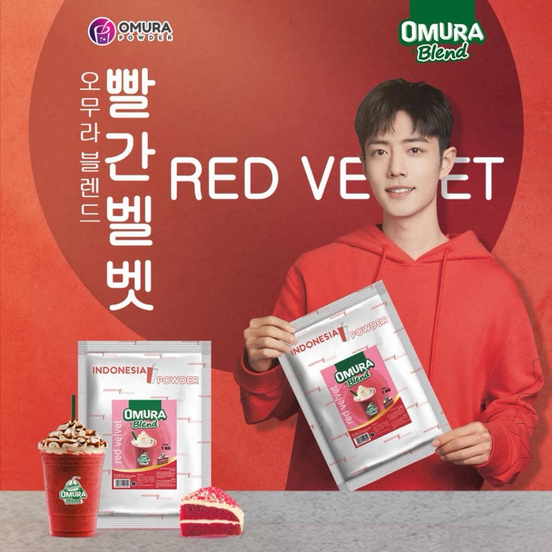 

Omura Bland Bubuk Premiun Minuman Rasa Red Velvet 500gr