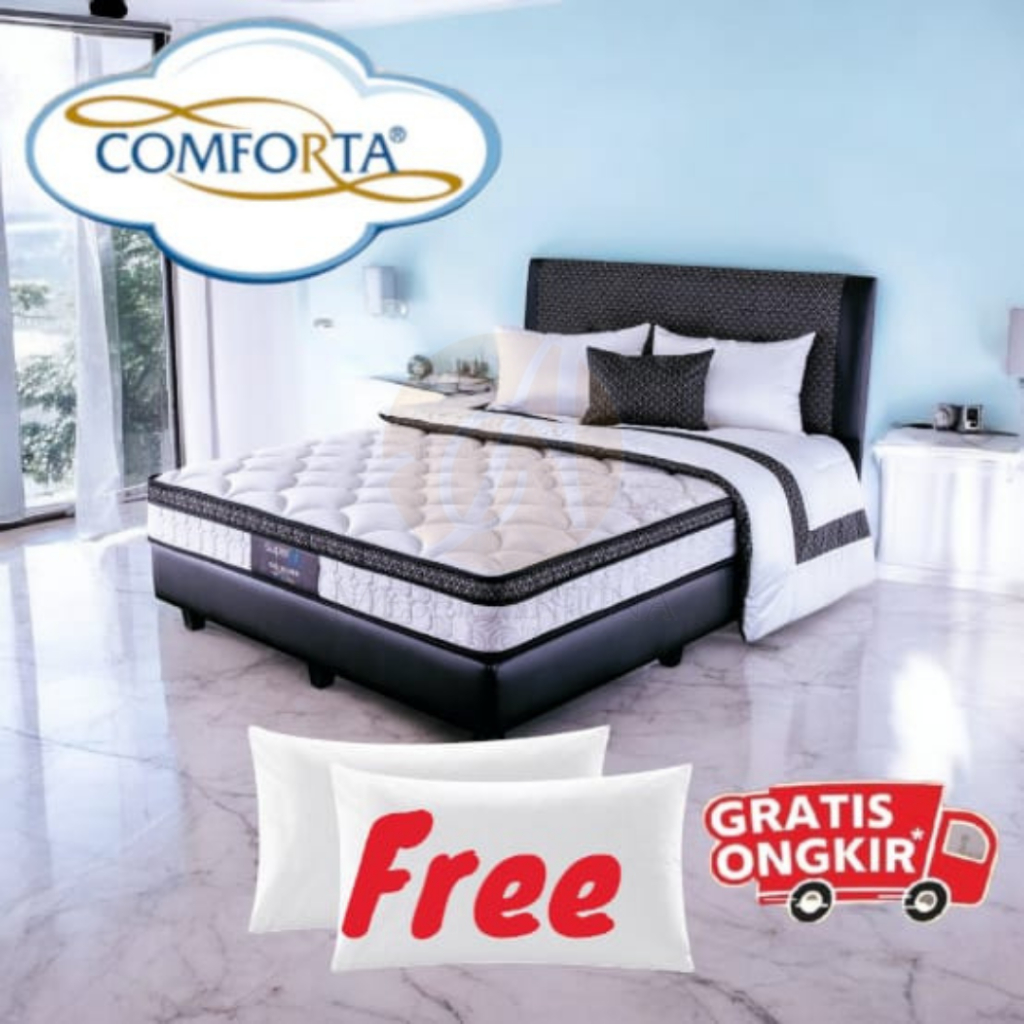 1 set springbed comforta superfit neo silver 90x200 100x200 120x200 140x200 160x200 180x200 200x200 
