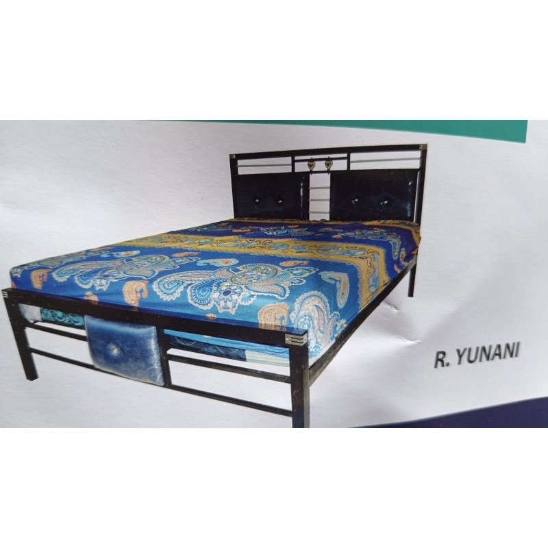 Ranjang besi minimalis kokoh elegan mulai dari 90x200 sampai 180x200