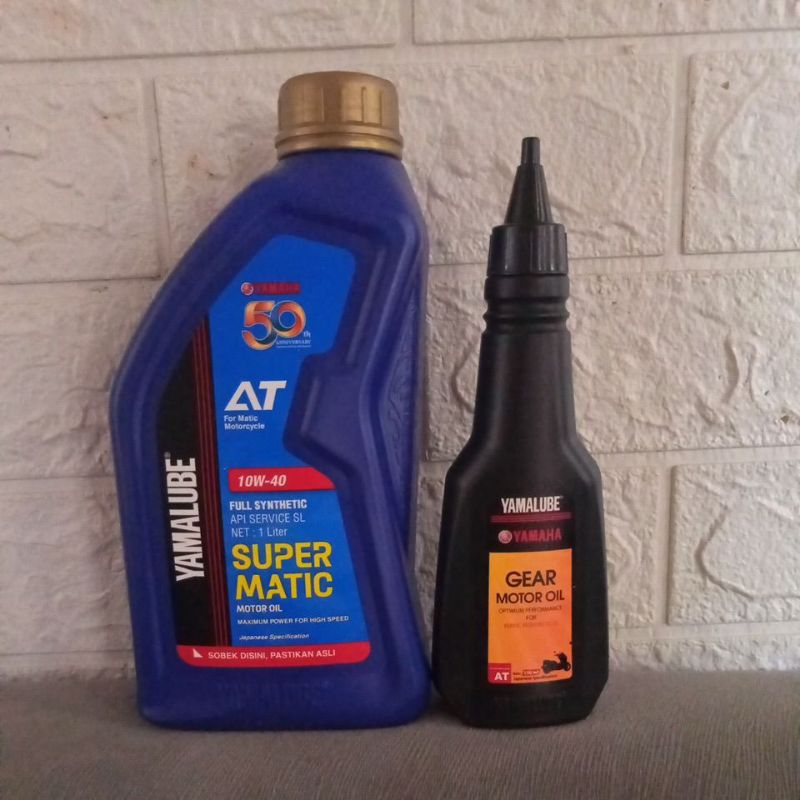 Paket Yamalube Super Matic 1L + gardan Yamalube 120  ml