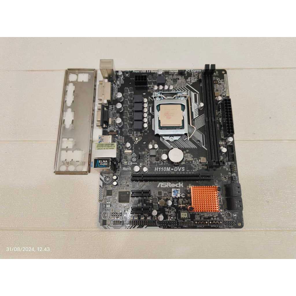 Paket Mobo H110 i3 7100 plus ram