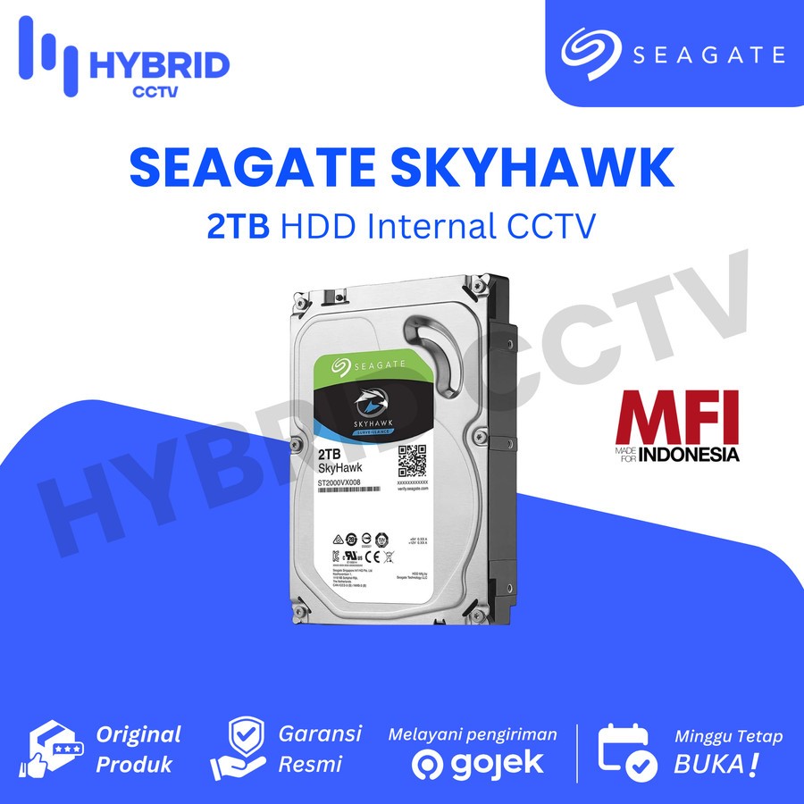 Seagate Skyhawk 2TB Hardisk MFI Internal CCTV