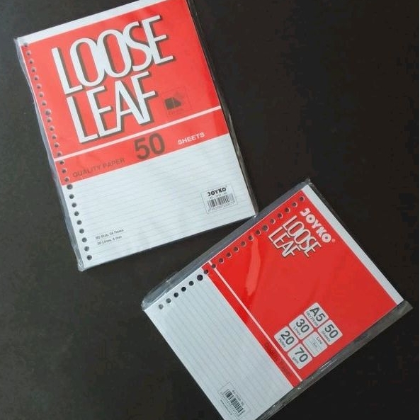 

KERTAS BINDER ISI 50 LEMBAR MERK JOYKO
