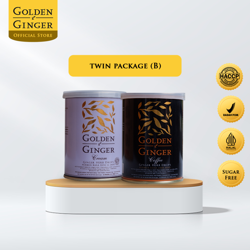 

Combo Package Golden Ginger Herb Drops Coffee & Cream (CAN)