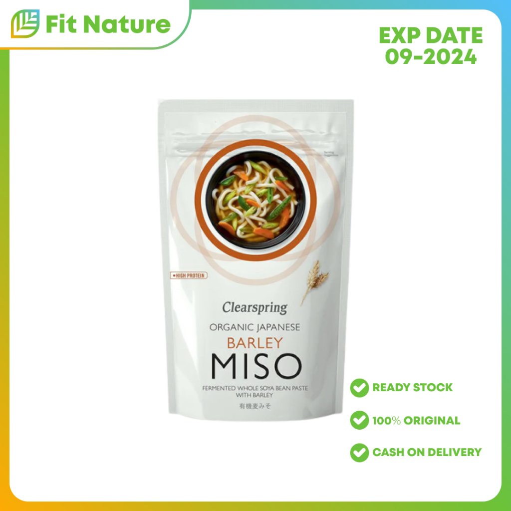 

Saus Saos Bumbu Jepang Organik Clearspring Organic Japanese Barley Miso Pouch 300g