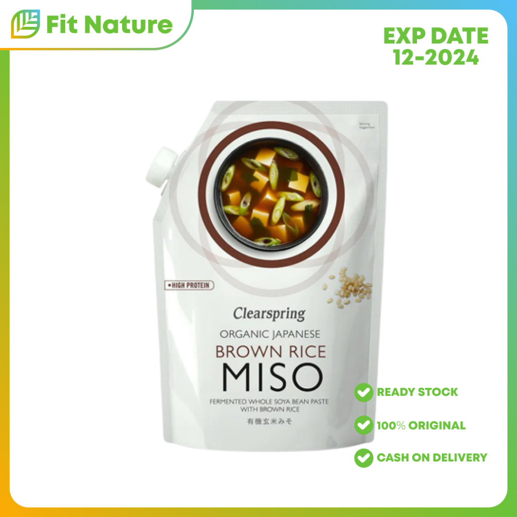 

Saus Saos Bumbu Masakan Instan Jepang Clearspring Organic Japanese Brown Rice Miso Pouch 300g