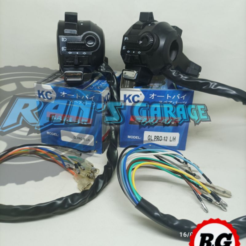 KC HOLDER SAKLAR KIRI HONDA GL PRO NEO TECK GL MAX GLPRO 10 KABEL DAN 12 KABEL NON ORIGINAL