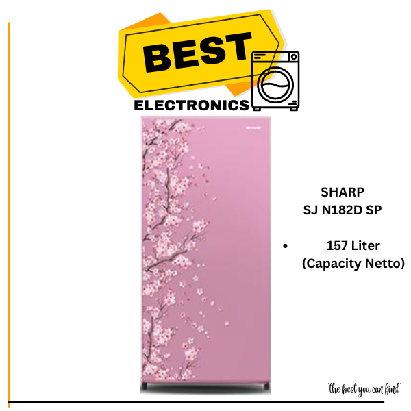 Kulkas 1 Pintu Sharp SJ N182D SJN182D SB SP SH SJ N182 182D SJN 182 Lemari Es 1Pintu Sharp Kulkas