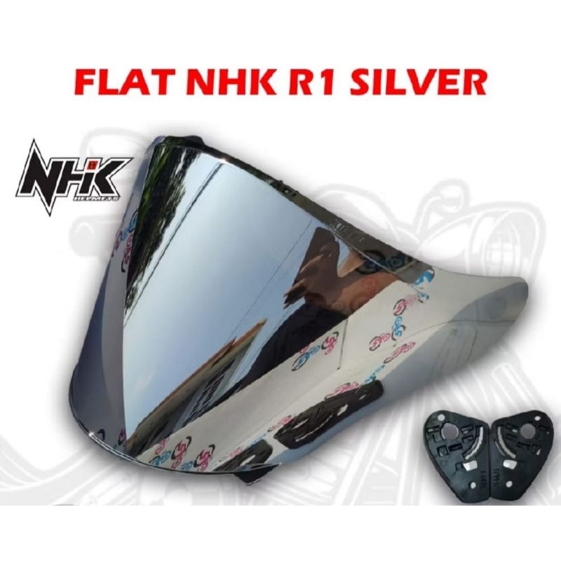 Kaca Helm  Flat Visor NHK R1 / kaca helm nhk r1 / rachet maestro