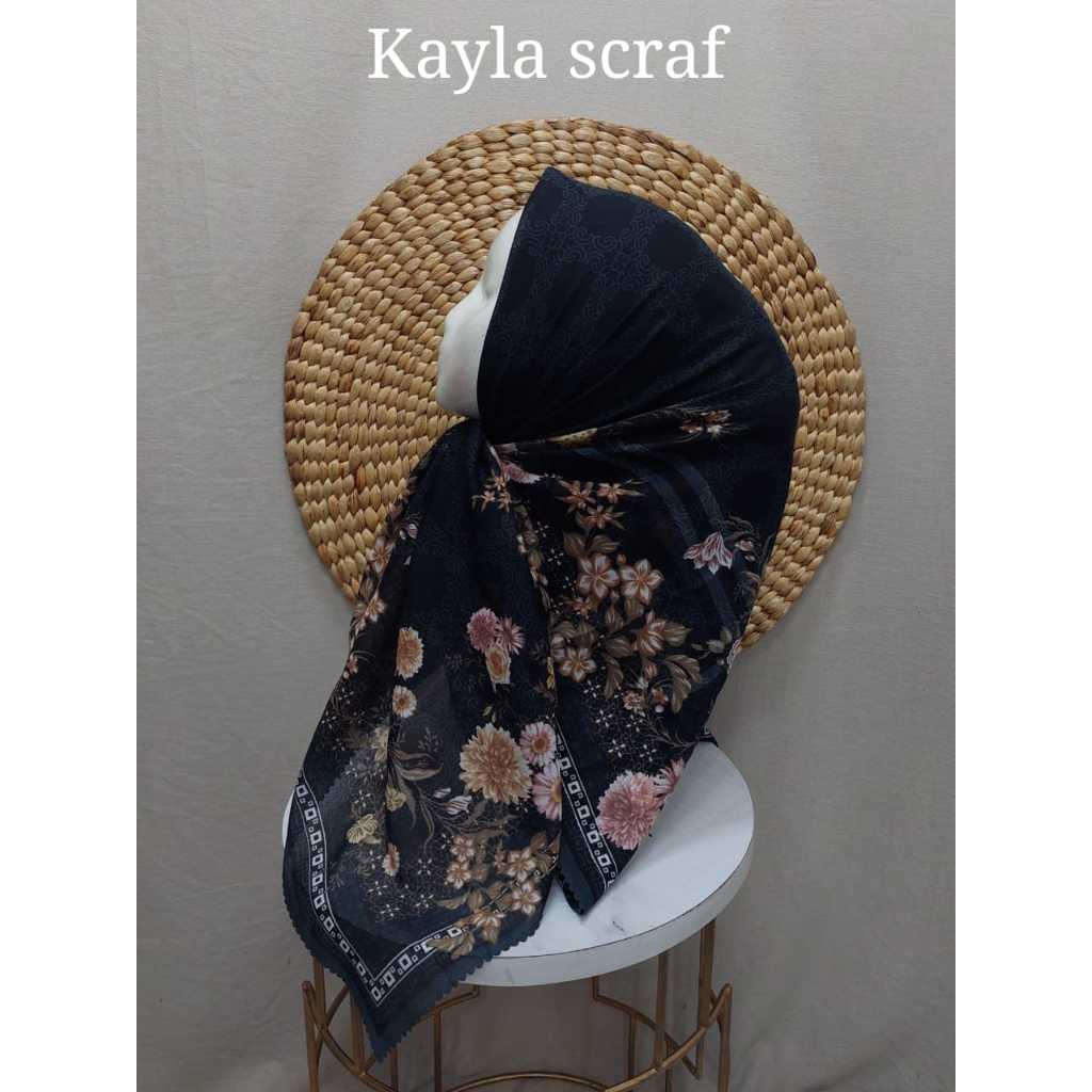 GROSIR Hijab Voal Motif Cantik Segi Empat / Jilbab Voal Motif Cantik Segi Empat / Kerudung Voal Moti