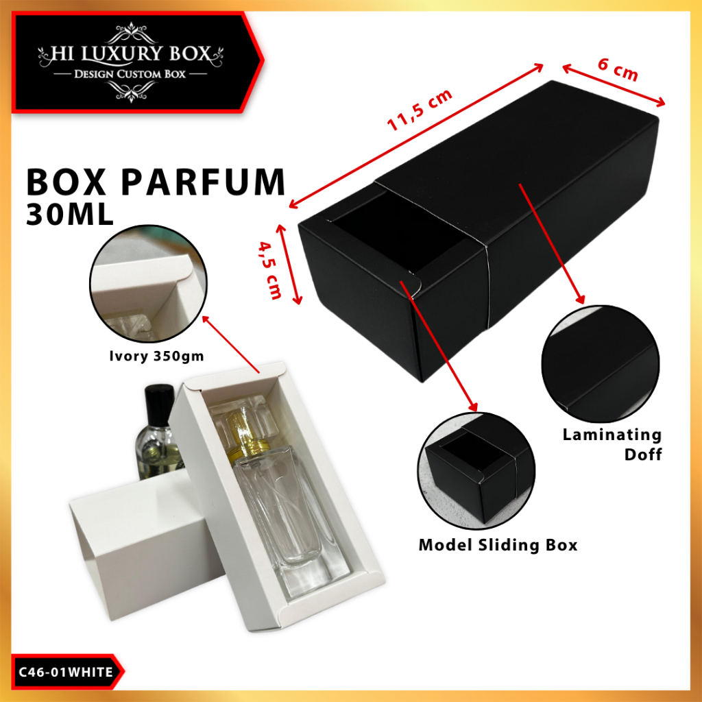 Box Parfum 30 ml / 50 ml | Sliding Box Parfum Lelabo | Polosan | C46