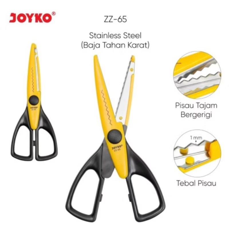 

SCISSORS/GUNTING JOYKO ZIG ZAG ZZ-65
