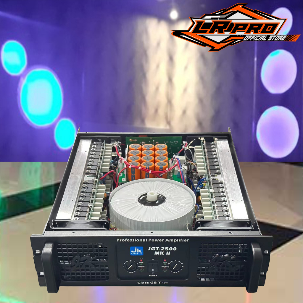 Power Amplifier Class GB Jk coustic JGT 2500 MK II 2x2500 watt 8 Ohm