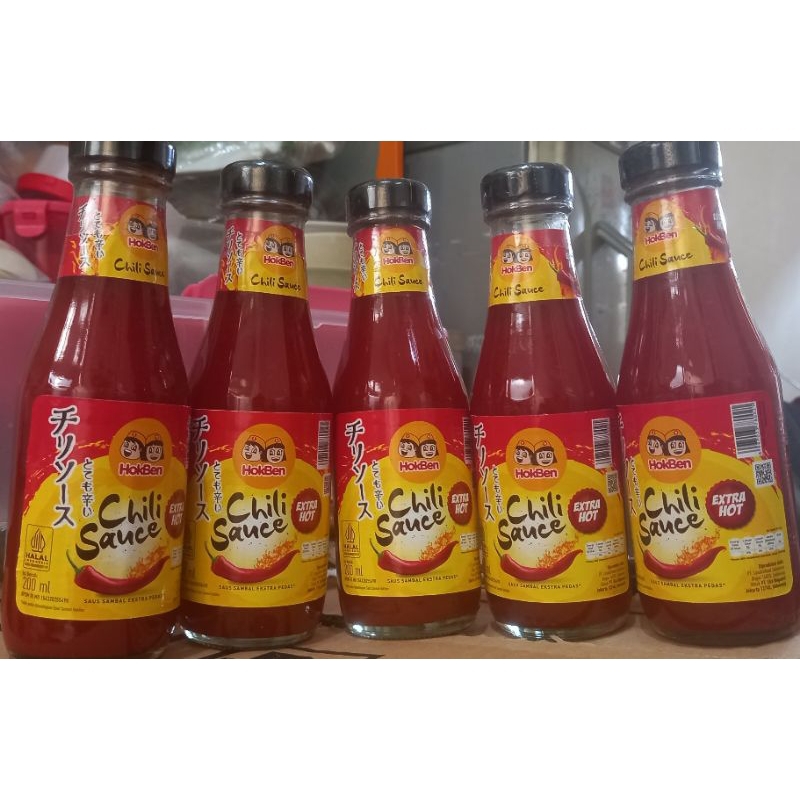 

saus sambal hokben extra hot chili sauce 200ml