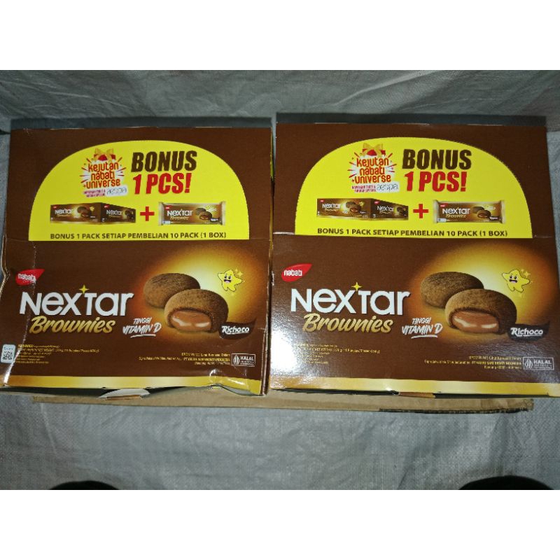 

NEXTAR BOLU BROWNIES PERKOTAK ISI 10BKS