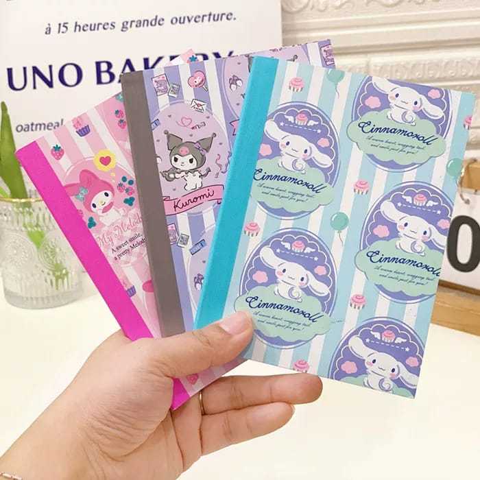 

Note Book Memo Warna Gambar Garis Sanrio Karakter 30hal