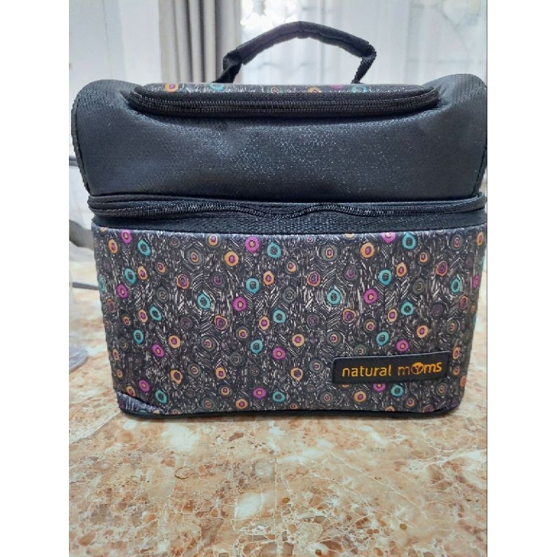 Preloved Tas Penyimpanan Asi / Cooler Bag Natural Moms
