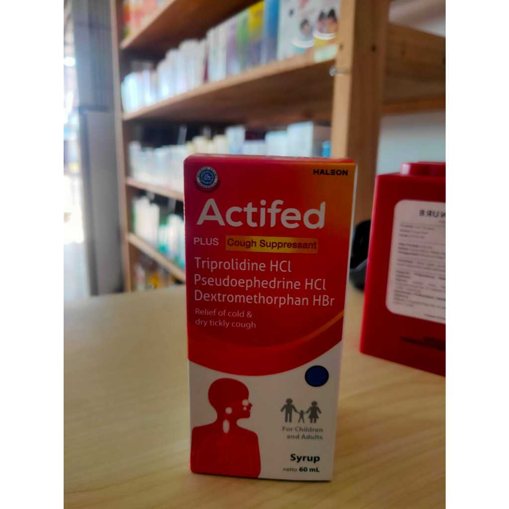 ACTIFED PLUS COUGH DM SYR 60 ML (MERAH)
