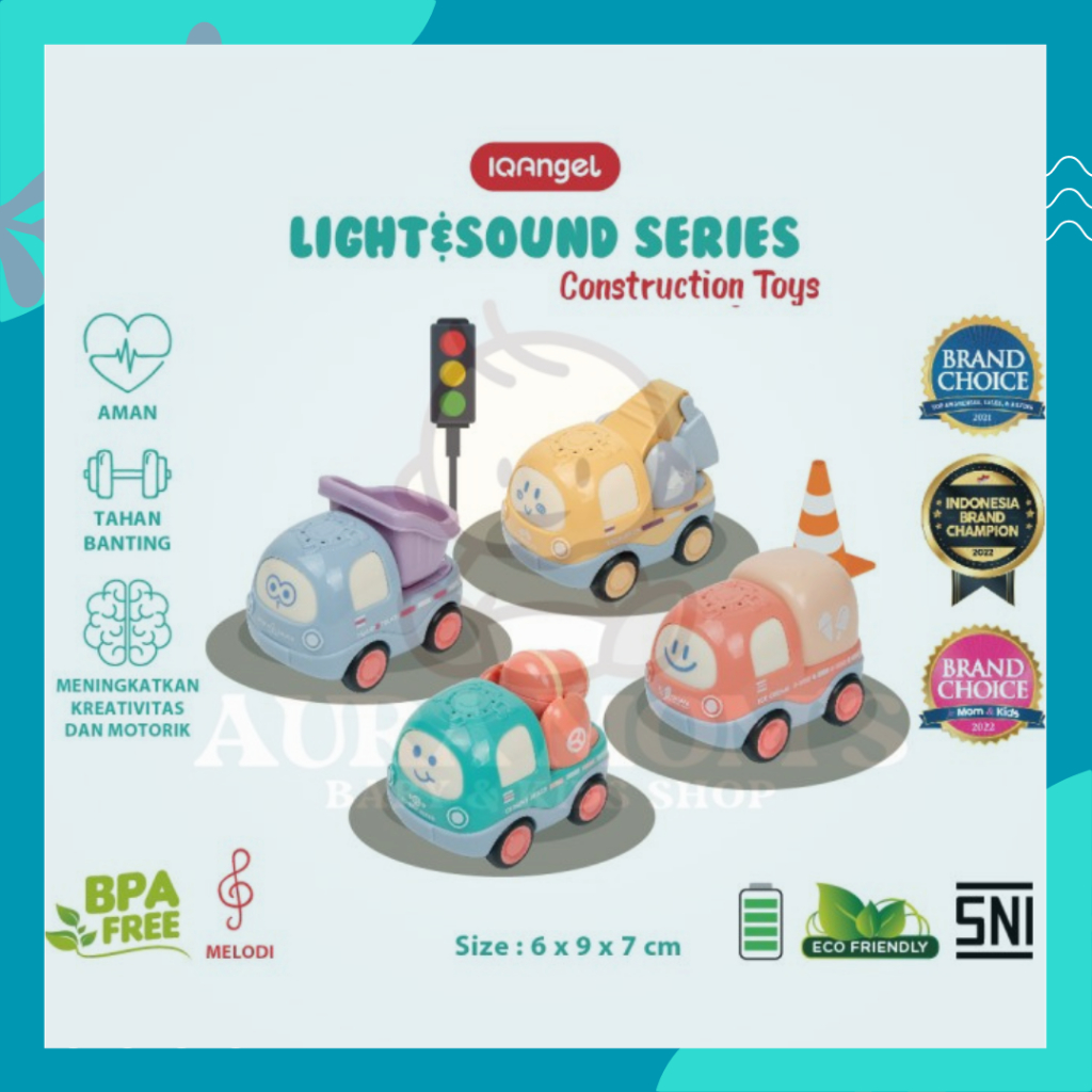 IQ Angel Truck Mainan / Mainan Mobil Mobilan / Mainan Edukasi / Mainan Mobil / Mainan Motorik Anak M