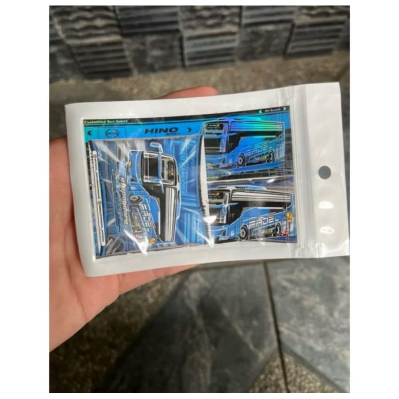 stiker bus msm ratu pandora asli