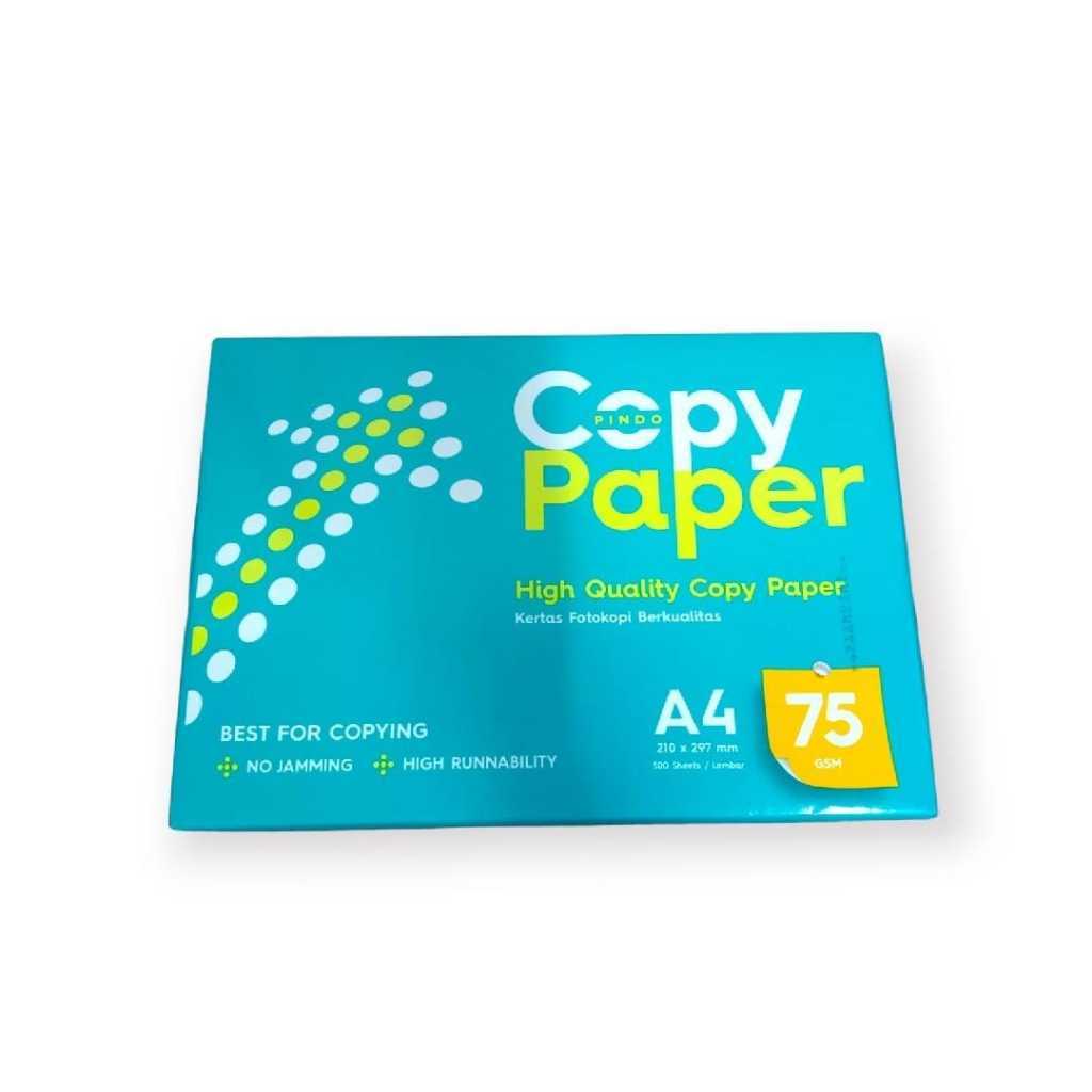 

KERTAS HVS UKURAN A4 / COPY PAPER / KERTAS FOTOKOPI 75 GSM ISI 100 LEMBAR