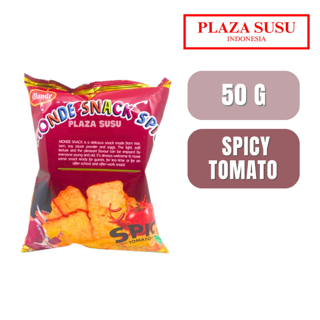 

CAMILAN MONDE SNACK SPICY MONDE TOMAT 50G CORN CRACKER