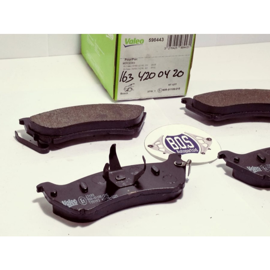 Kampas Rem Belakang Mercedes W163