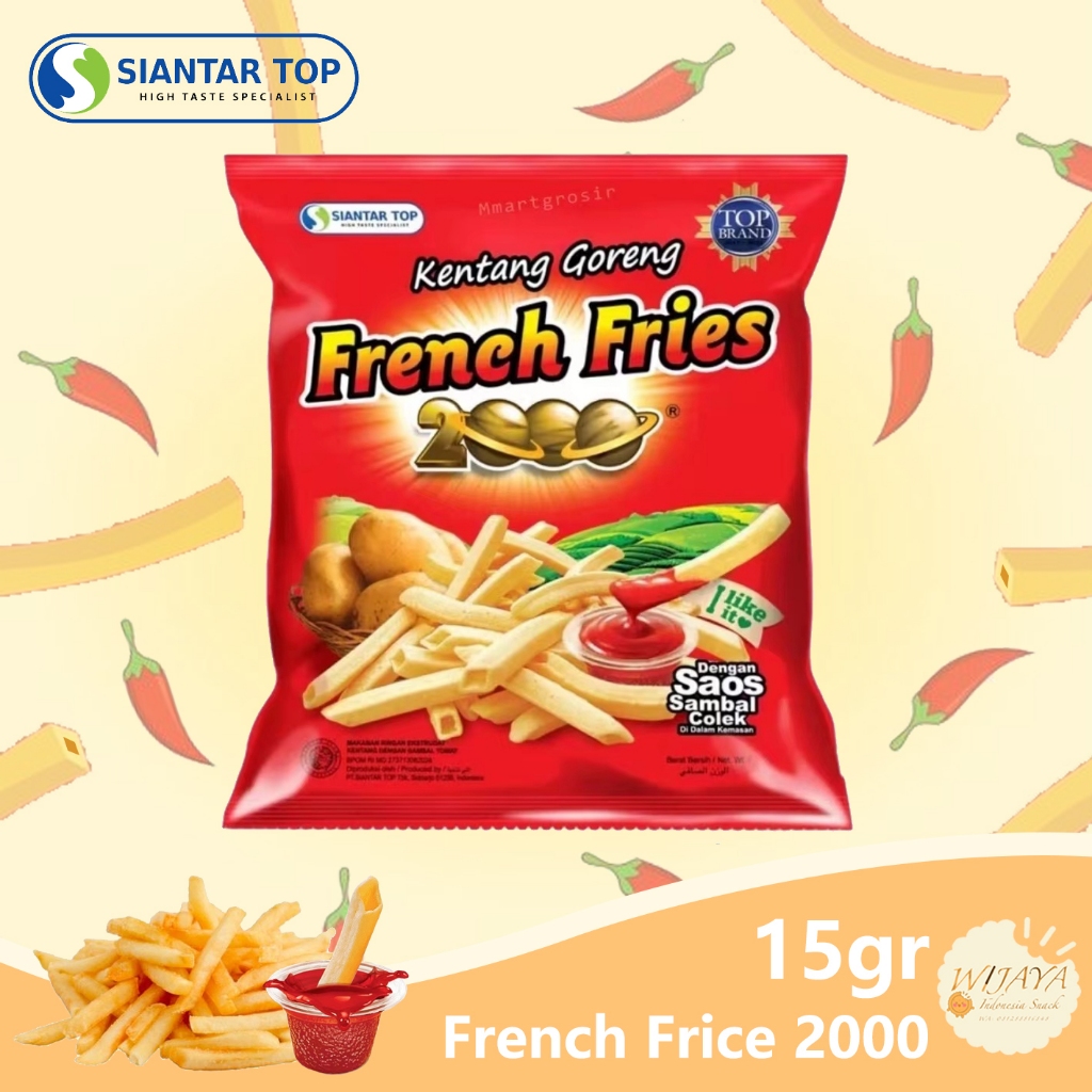 

French Fries 2000 15gr *10 Snack Kentang Goreng French Fries 2000