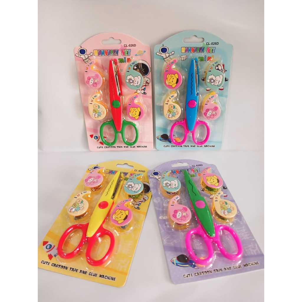 

Gunting Set Kuromi / Gunting Plus Selotip Cute