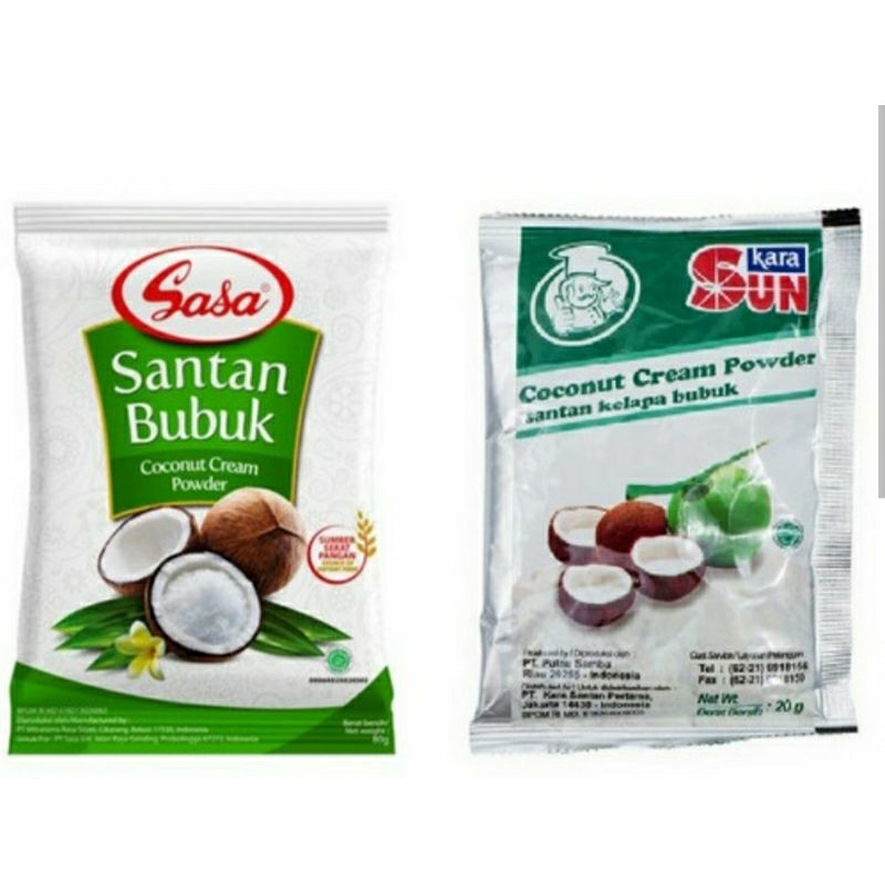 

Santan Bubuk / Santan Kemasan / Santan Praktis / Santen / Kepala Parut Kemasan