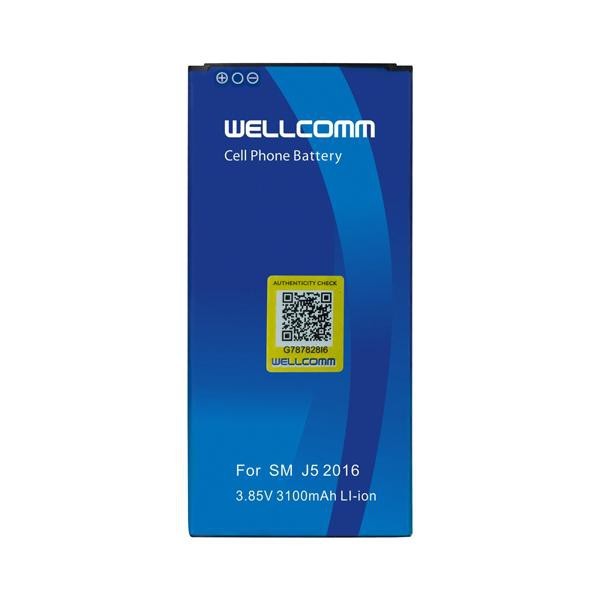 SAMSUNG J5 2016 BATTERY WELLCOMM ORIGINAL 3100 Mah