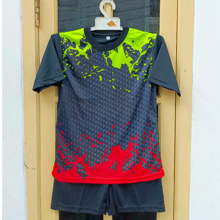 baju jersey futsal anak bahan lotto size 7-9thn