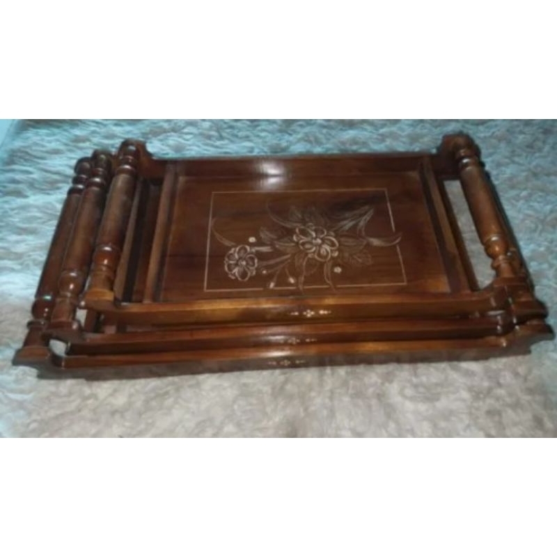 baki /talam /nampan kayu jat