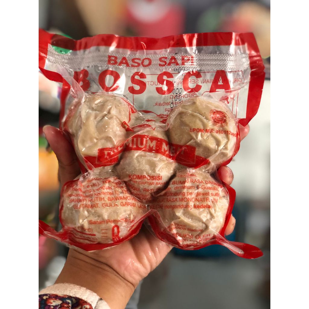 

BOSCA Bakso Premium Daging Cincang Isi 5 | Bosca Baso Daging Cincang