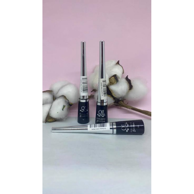 Ql Cosmetic Eyeliner Glitter Black