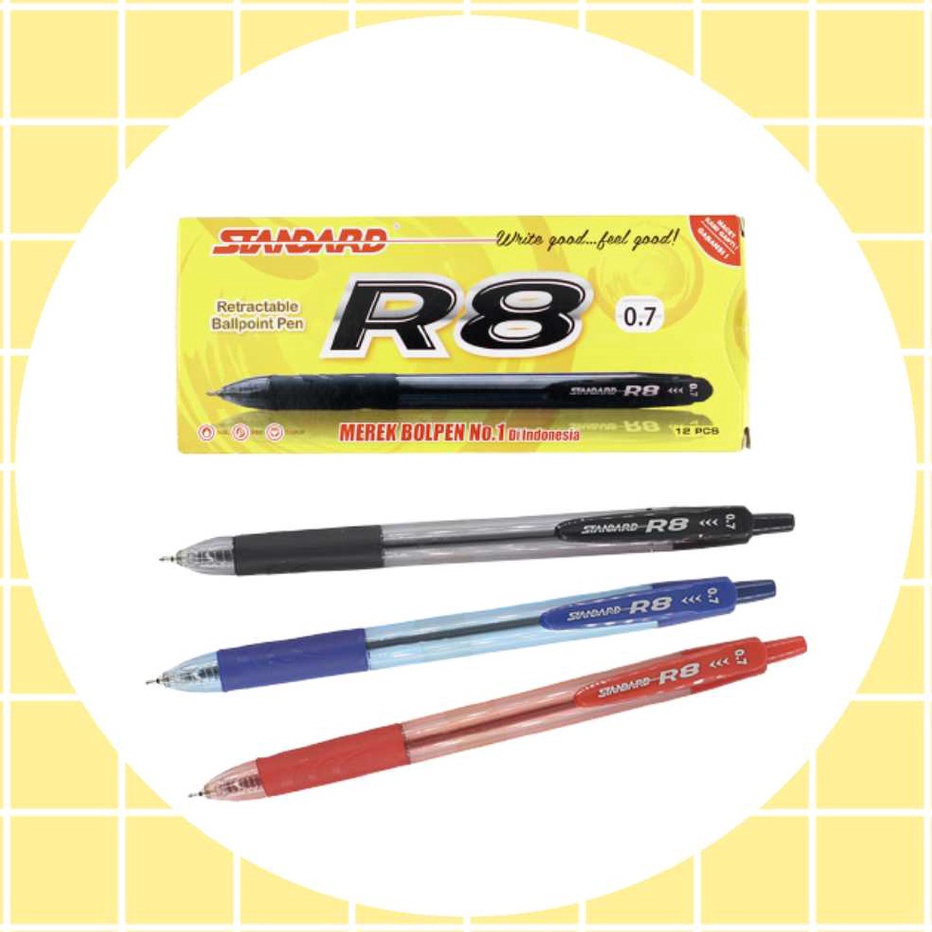 

PROMO Standard Pen R8 7 Pulpen Pena Ballpoint