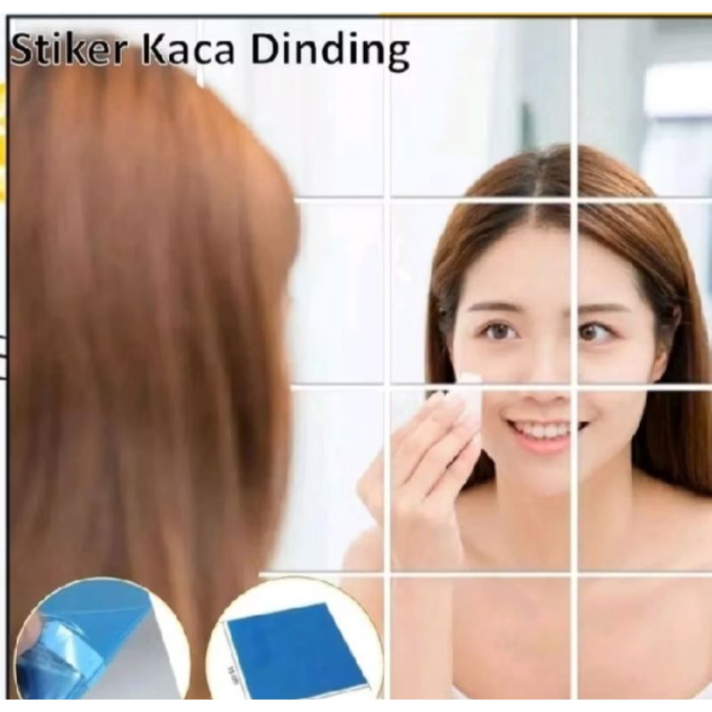 Stiker Cermin Kaca dinding