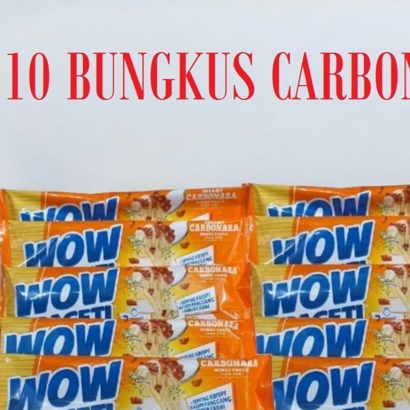 

Wow Spageti Instan Bolognese dan Carbonara dengan Topping Sosis - 10 Pcs - Food,