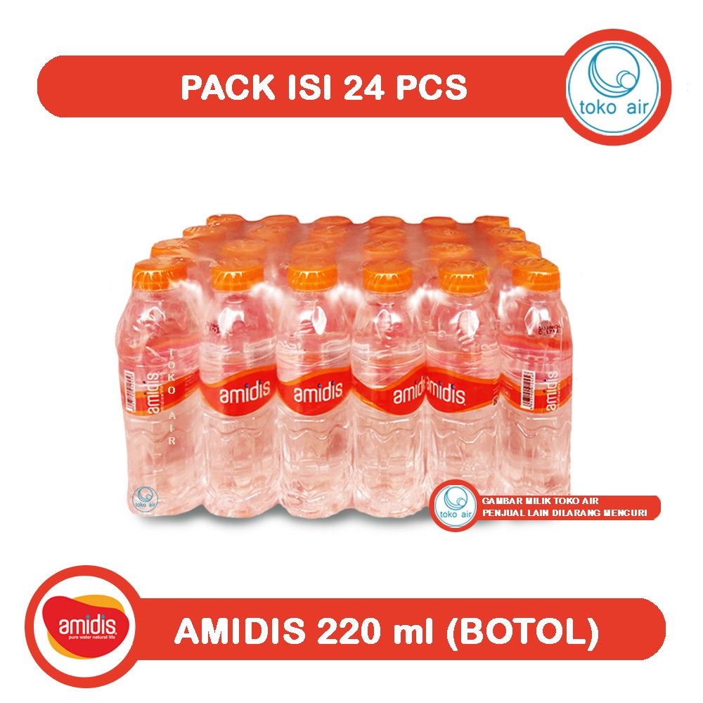 

Amidis 220 ml Botol Mini - Air Minum Distilasi