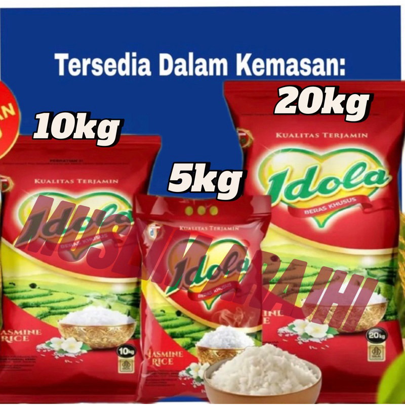 

Beras idola Premium 100% Asli 5kg, 10kg dan 20kg