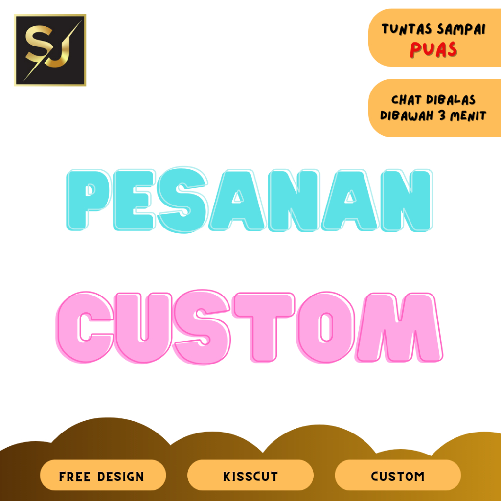 

Link Custom Cetak Stiker Ukuran Besar & Cutting Sticker Custom Sangjaya