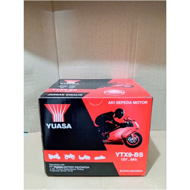 AKI MOTOR YUASA YTX9-BS aki kawasaki ninja original