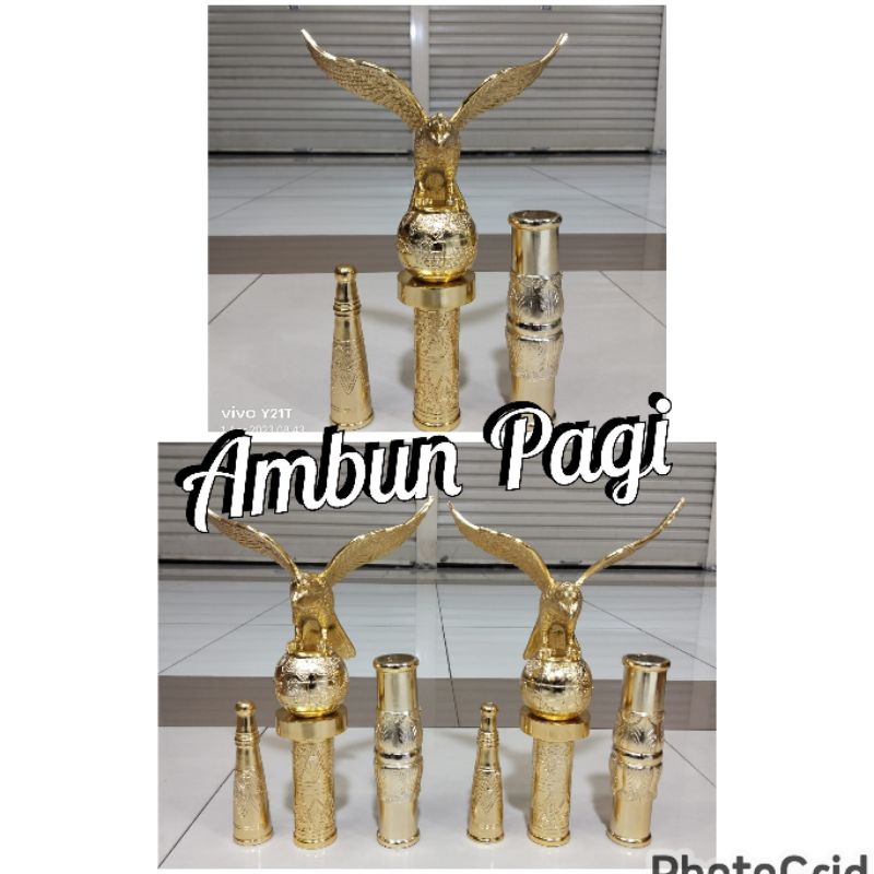 

best seller custom Garuda tiang pataka Kuningan 1set