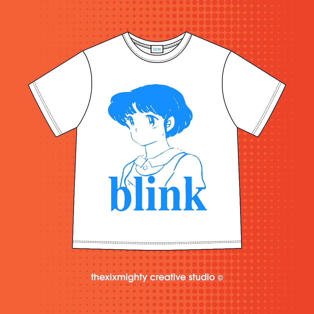 T-SHIRT BLINK-182 "ANIME GIRL" - PREMIUM COTTON