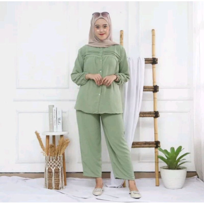 balena one set CRINGKEL AIRFLOW set wanita jumbo