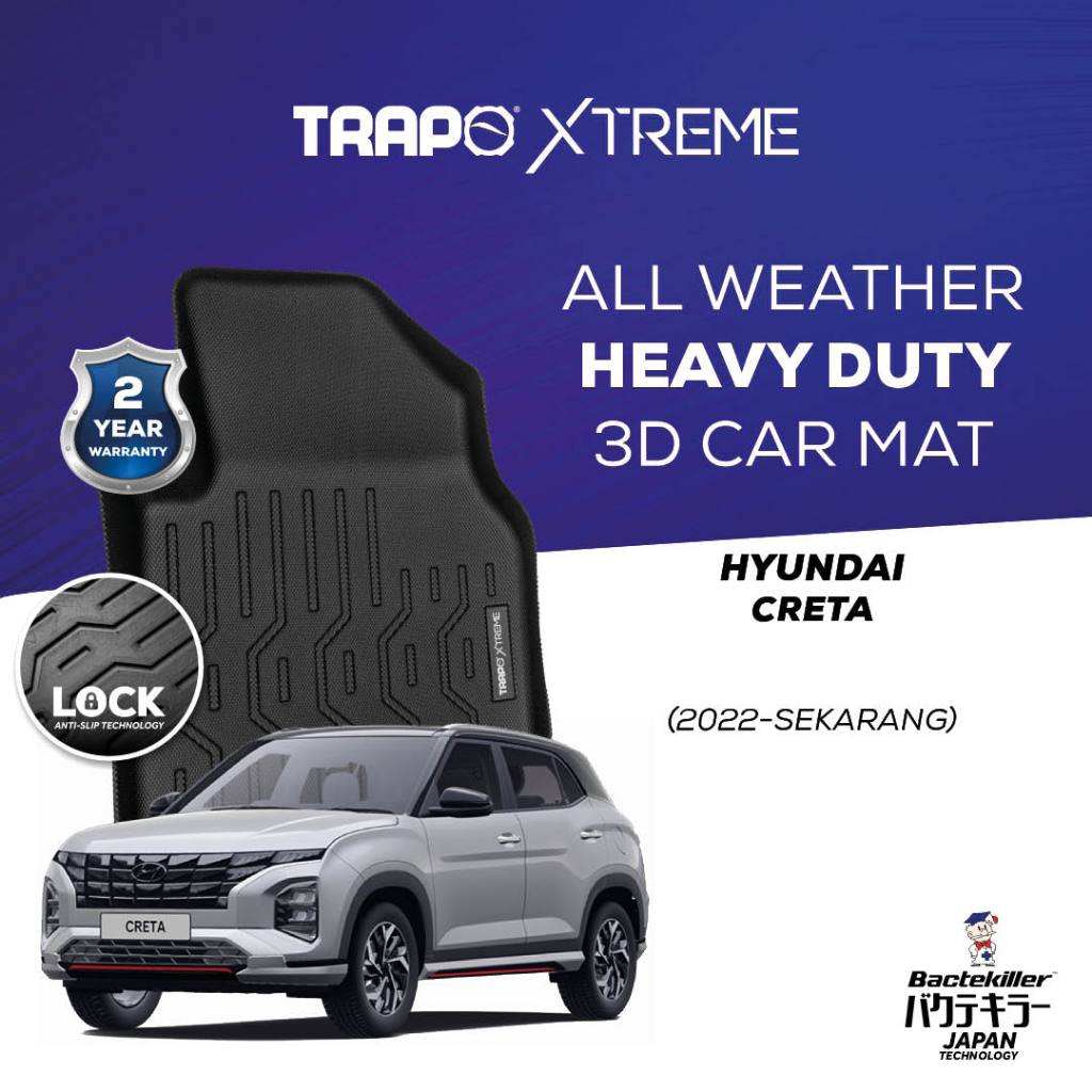 Karpet Mobil 3D Trapo Xtreme Hyundai Creta (2022-Sekarang)