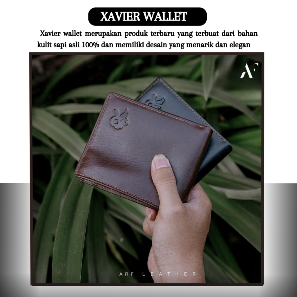 Dompet Kulit Asli Wallet Pria Cowok Keren Original Branded Reven Xavier Wallet