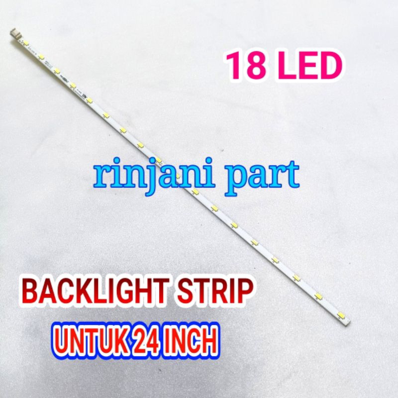 BACKLIGHT STRIP TV LED 24 INCH 18 LED  LG TCL SHARP POLYTRON LC-24LE155M LC-24LE107I 24MT48AF 24MT45